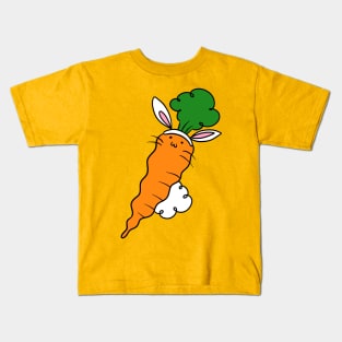 Cute Carrat Dressed as Bunny Kids T-Shirt